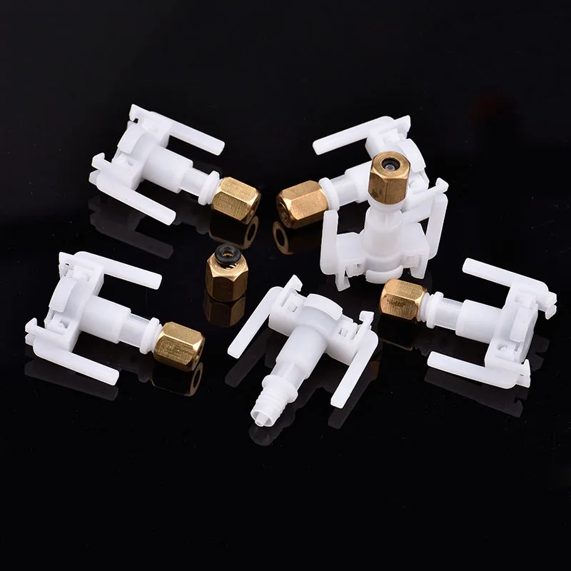 

10 PCS eco solvent DX5 XP600 Damper Connector for Mimaki JV33 160 130 JV5 TS3 TS5 Pipe Copper Screw
