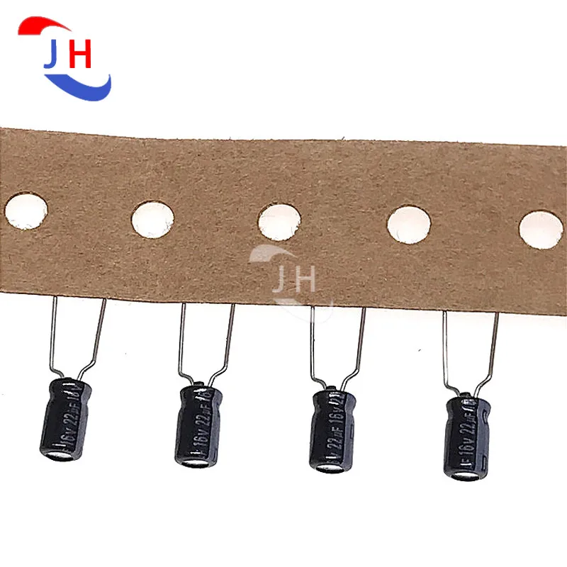 Алюминиевый электролитический конденсатор 16 В 22 мкФ 4 х7 ка шаг 5 0 мм для звуковой