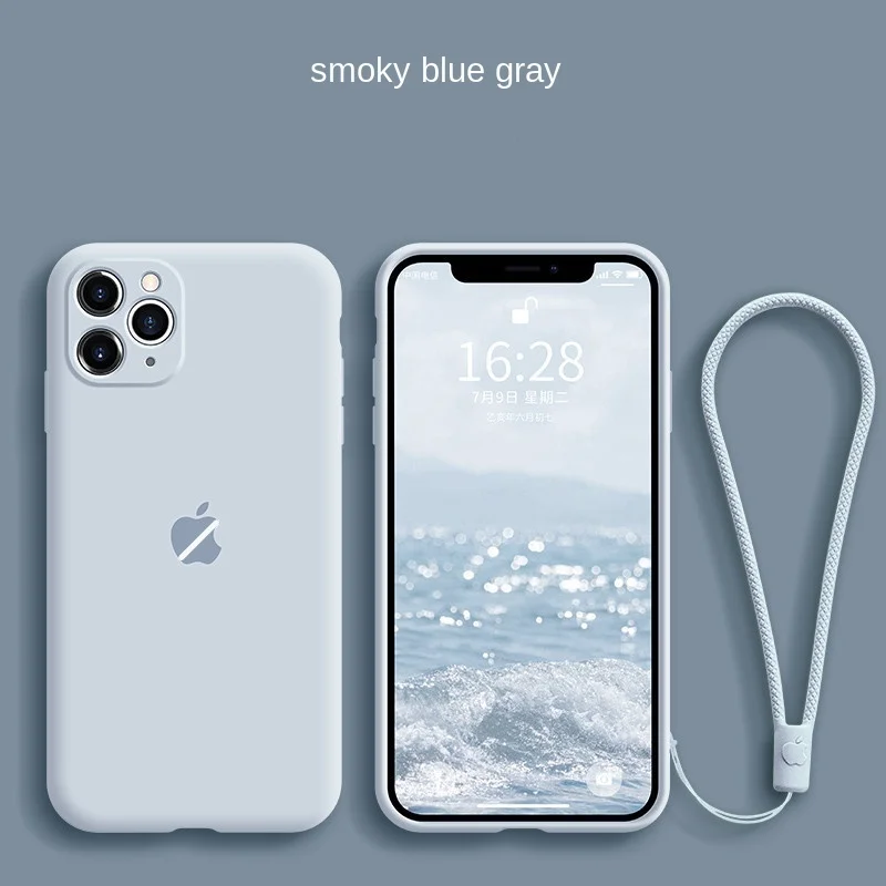 New Creative for IPhone 12 11 Pro Max Se Xr Xs X 678Plus Liquid Silicone Lanyard Mobile Phone All-Inclusive Protective Case
New Creative for IPhone 12 11 Pro Max Se Xr Xs X 678Plus Liquid Silicone Lanyard Mobile Phone All-Inclusive Protective Case