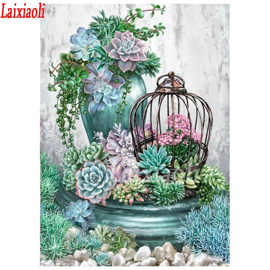 5D DIY Diamond Painting Succulent Garden scenery Full Square Drill Diamond Embroidery green plant Diamond Mosaic Home Decor Gift
5D DIY Diamond Painting Succulent Garden scenery Full Square Drill Diamond Embroidery green plant Diamond Mosaic Home Decor Gift