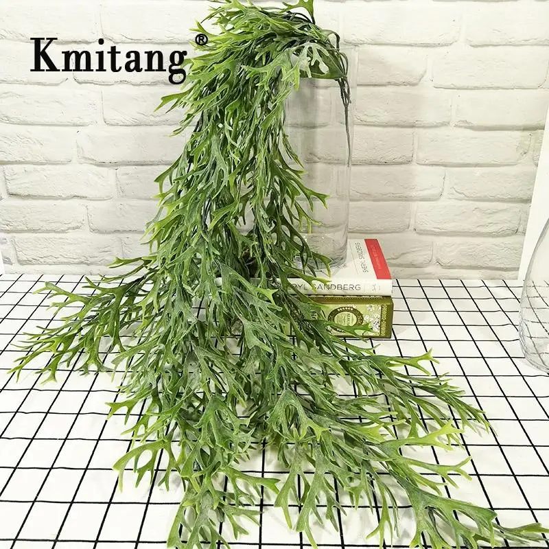 100cm 3 Fork Tropical Rattan Hanging Artificial Plants Green Vine Leaves Real Touch Plastic Wedding Tree Branch For Home Decor
100cm 3 Fork Tropical Rattan Hanging Artificial Plants Green Vine Leaves Real Touch Plastic Wedding Tree Branch For Home Decor