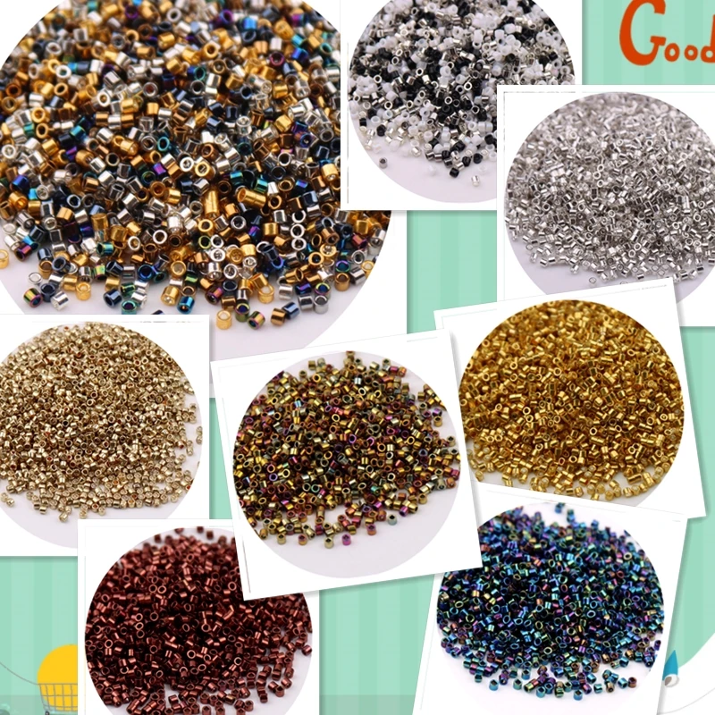 1.6mm 2mm Miyuki Delica Glass Beads Gold Color Bohemia Style Metallic Gloss Bead For DIY Jewelry Making Bracelet Earrings Craft
1.6mm 2mm Miyuki Delica Glass Beads Gold Color Bohemia Style Metallic Gloss Bead For DIY Jewelry Making Bracelet Earrings Craft