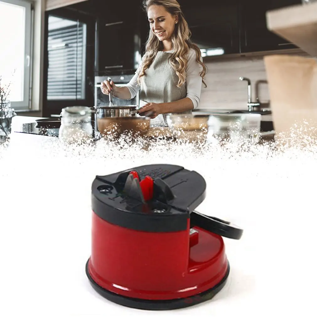 Mini Knife Sharpener With Suction Cup Household SuperSharp Sharpener Sharpening Tool Kitchen Gadget Tungsten Steel
Mini Knife Sharpener With Suction Cup Household SuperSharp Sharpener Sharpening Tool Kitchen Gadget Tungsten Steel