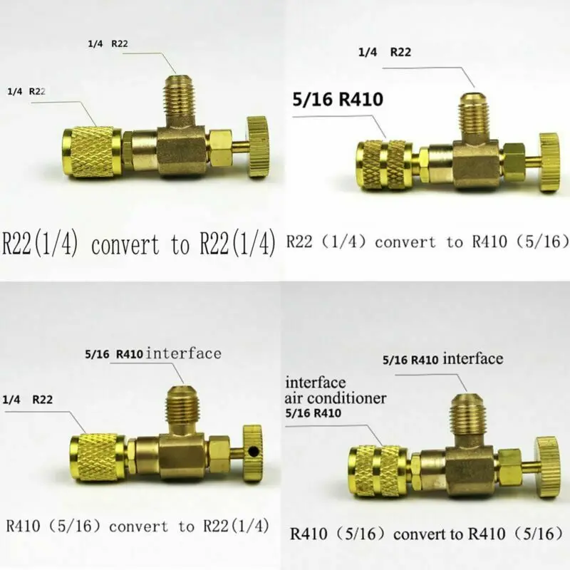 R410A Cooling charging adapter Refrigeration filling adapter For 1/4\\\\\\\" 5/16\\\\\\\"
R410A Cooling charging adapter Refrigeration filling adapter For 1/4\\\\\\\" 5/16\\\\\\\"