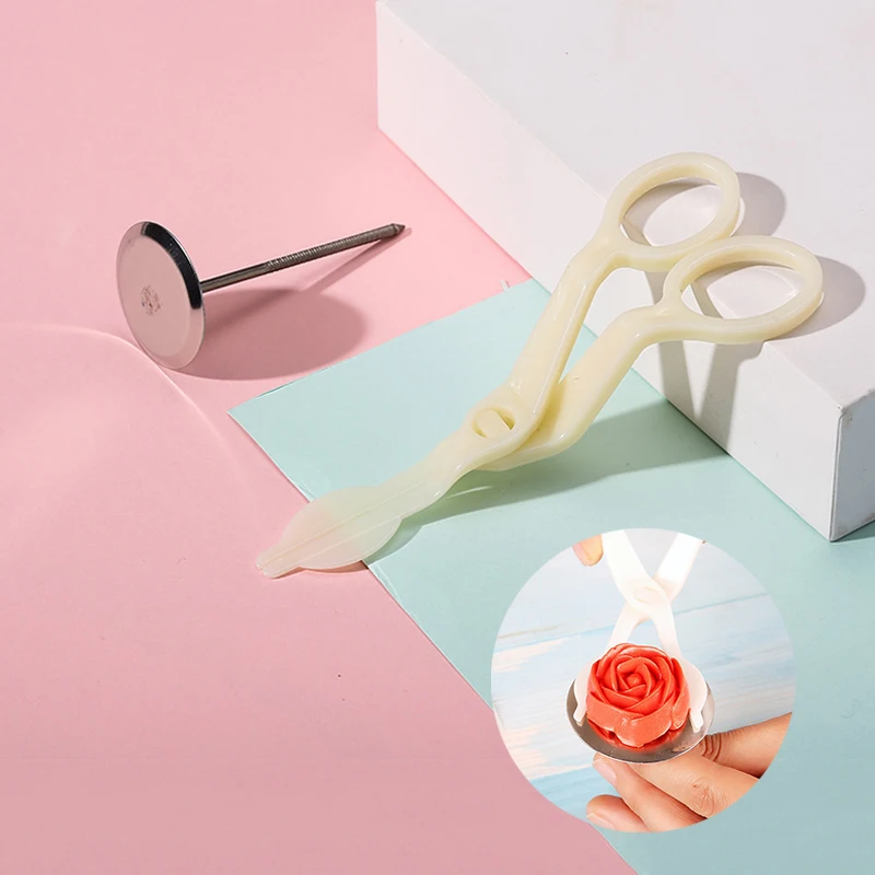2Pcs / Set Piping Flower Scissors Nail Safety Rose Decor Lifter Fondant Cake Decorating Tray Baking Pastry Cream Transfer Tools
2Pcs / Set Piping Flower Scissors Nail Safety Rose Decor Lifter Fondant Cake Decorating Tray Baking Pastry Cream Transfer Tools