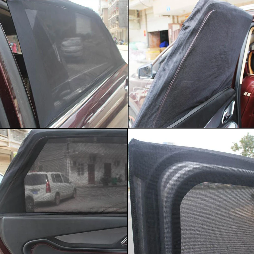 2Pcs Car Side Window Cover Sunshade Sox Socks Curtain Net Solar Shield Sun Shade Mesh Mosquito Dust Protection High Quality
2Pcs Car Side Window Cover Sunshade Sox Socks Curtain Net Solar Shield Sun Shade Mesh Mosquito Dust Protection High Quality