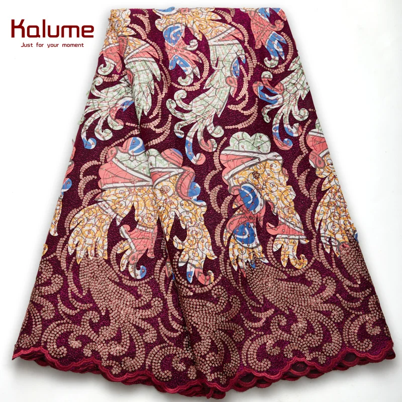 Африканская Вощеная кружевная ткань Kalume, блестки, высокое качество, нигерийская Вощеная кружевная ткань 2021, блестки 5 ярдов для платья «сдел... 
Африканская Вощеная кружевная ткань Kalume, блестки, высокое качество, нигерийская Вощеная кружевная ткань 2021, блестки 5 ярдов для платья «сдел...