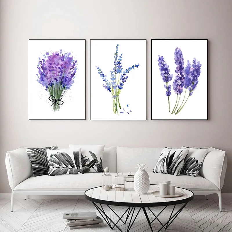 Lavender Flower Canvas Painting Modern Art Wall Poster Minimalism Nordic Style Home Decoration Living Room Abstract Painting
Lavender Flower Canvas Painting Modern Art Wall Poster Minimalism Nordic Style Home Decoration Living Room Abstract Painting