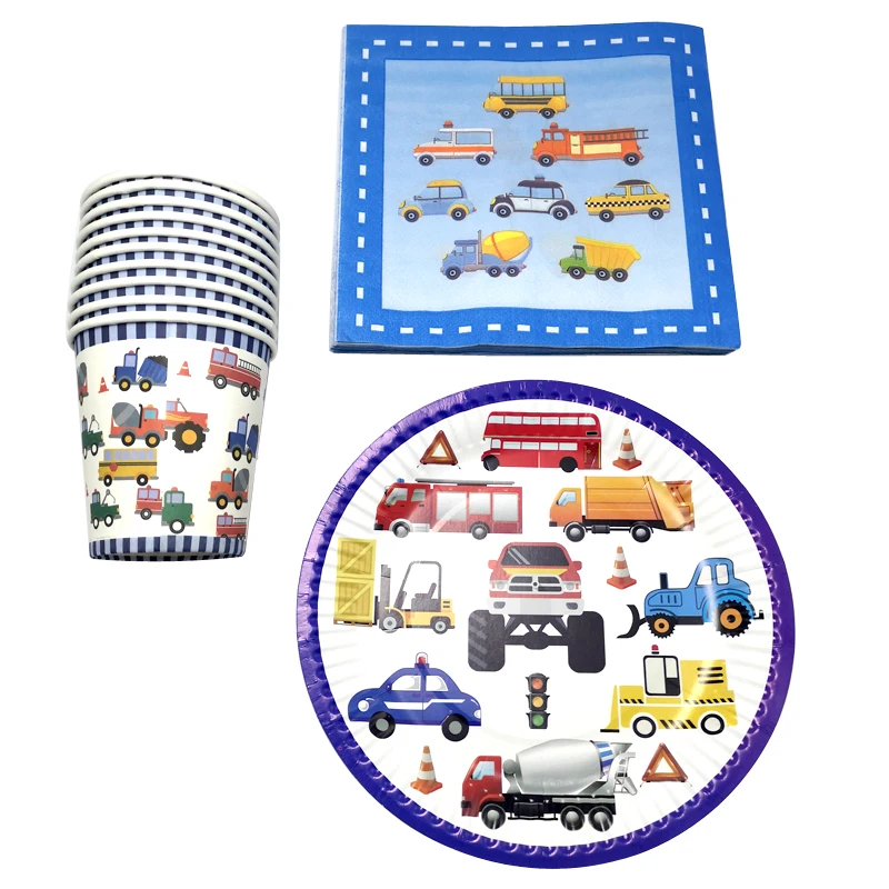 60PCS Baby Shower Evnets Decoration Cups Plates Kids Boys Favors Truck Bus Pattern Dishes Glass Happy Birthday Party Napkins
60PCS Baby Shower Evnets Decoration Cups Plates Kids Boys Favors Truck Bus Pattern Dishes Glass Happy Birthday Party Napkins