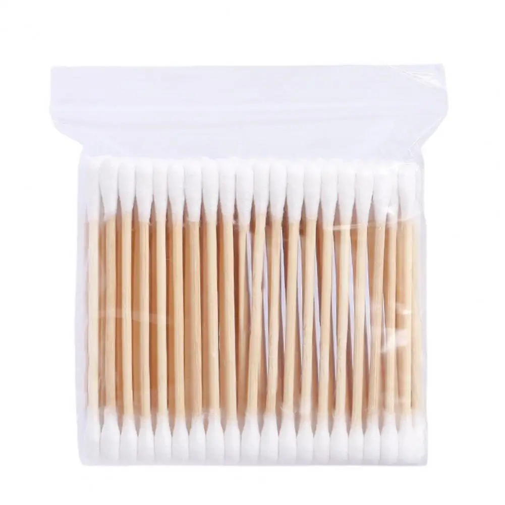 100 шт./пакет ватный тампон с двойной головкой, хорошо впитывающий деревянный одноразовый макияж, косметический тампон Чистка ушей
100 шт./пакет ватный тампон с двойной головкой, хорошо впитывающий деревянный одноразовый макияж, косметический тампон Чистка ушей