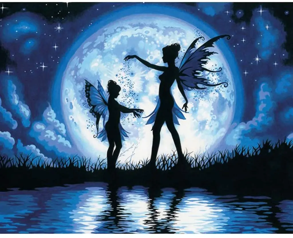 5D Full Round with AB Drill Mosaic Fairy and Moon Diamond Painting Kits Cross Stitch Christmas Gift
5D Full Round with AB Drill Mosaic Fairy and Moon Diamond Painting Kits Cross Stitch Christmas Gift