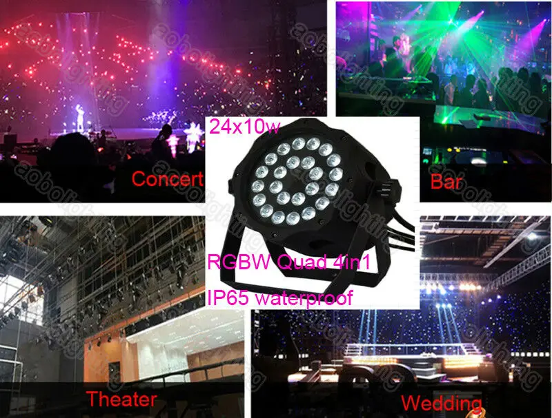 High Power 24x10W Outdoor Led Par Light IP65 RGBW Quad LED Wash Lights Concerts DMX uplight christmas projector
High Power 24x10W Outdoor Led Par Light IP65 RGBW Quad LED Wash Lights Concerts DMX uplight christmas projector