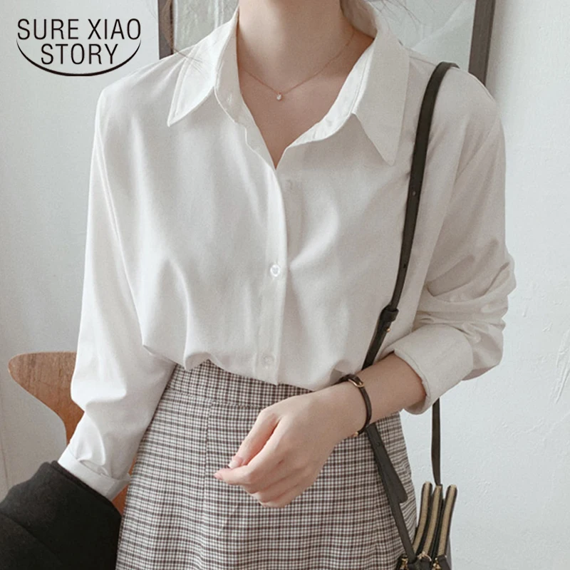 2021 Autumn Plus Size Cardigan Female Tops Solid Chiffon Women's Blouse Casual Long Sleeve Single Breasted Women's Shirts 11362
2021 Autumn Plus Size Cardigan Female Tops Solid Chiffon Women's Blouse Casual Long Sleeve Single Breasted Women's Shirts 11362