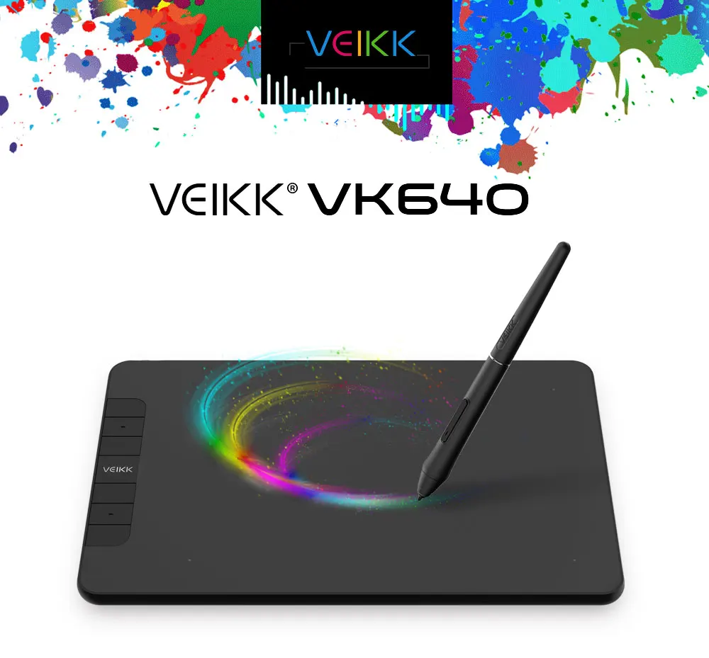 VEIKK VK640 6 x 4 inch Professional OSU Tablet Digital Drawing Writing Pad Graphic Pen Tablet with Battery-Free Pen 8192 Levels
VEIKK VK640 6 x 4 inch Professional OSU Tablet Digital Drawing Writing Pad Graphic Pen Tablet with Battery-Free Pen 8192 Levels