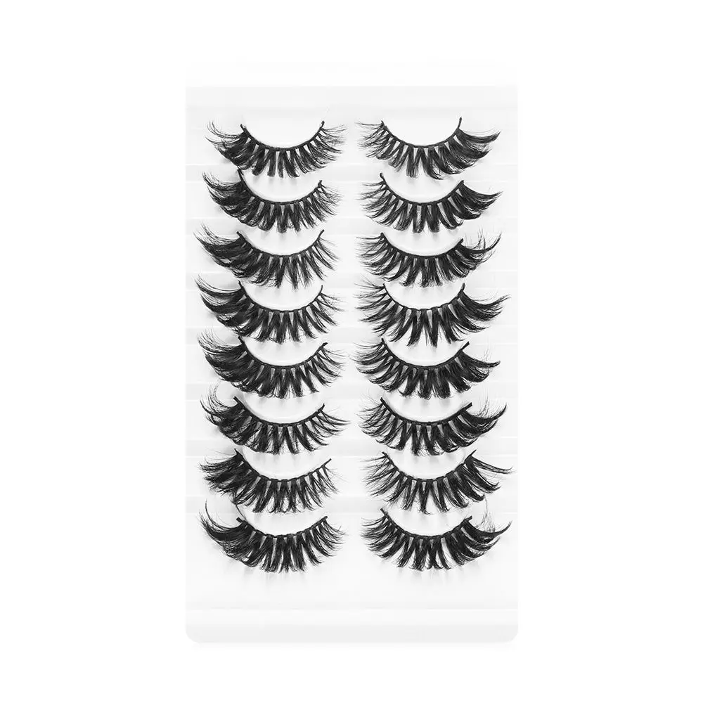 SKONHED 8 Pairs 3D Mink False Eyelashes Natural Wispies Fluffy Eyelashes Extension Full Volume Eye Makeup Tools Handmade
SKONHED 8 Pairs 3D Mink False Eyelashes Natural Wispies Fluffy Eyelashes Extension Full Volume Eye Makeup Tools Handmade