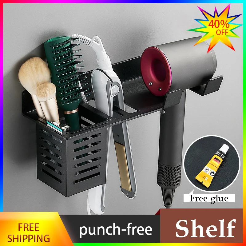Aluminum Bathroom Shelf Punch-free Hair Dryer Phone Shelves Supports Storage Housekeeper on Wall Bathroom Products Organizer Wc
Aluminum Bathroom Shelf Punch-free Hair Dryer Phone Shelves Supports Storage Housekeeper on Wall Bathroom Products Organizer Wc