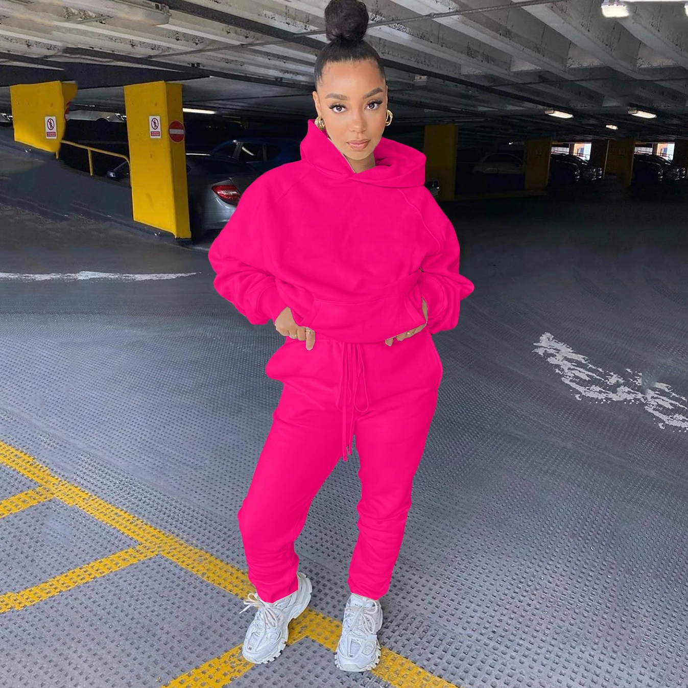 2020 Winter Two Piece Set Women Fleece Long Sleeve Top Hoodie Sweatshirts Sweatpants Pants Jogging Femme Hoodies Tracksuits
2020 Winter Two Piece Set Women Fleece Long Sleeve Top Hoodie Sweatshirts Sweatpants Pants Jogging Femme Hoodies Tracksuits