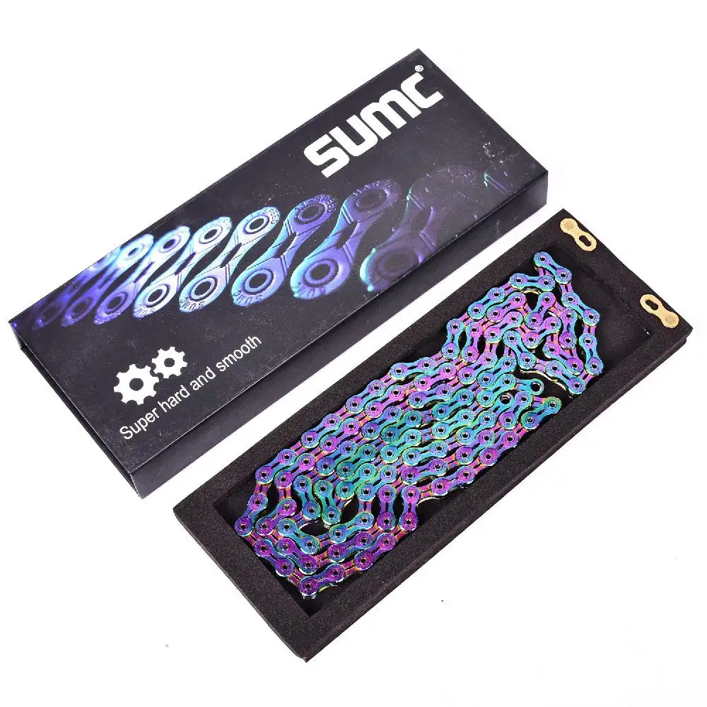 Bike Chain 9 10 11 12 Speed Bicycle Variable Speed Chain Rainbow Color MTB Mountain Road Bicycle Chain Bike Parts
Bike Chain 9 10 11 12 Speed Bicycle Variable Speed Chain Rainbow Color MTB Mountain Road Bicycle Chain Bike Parts