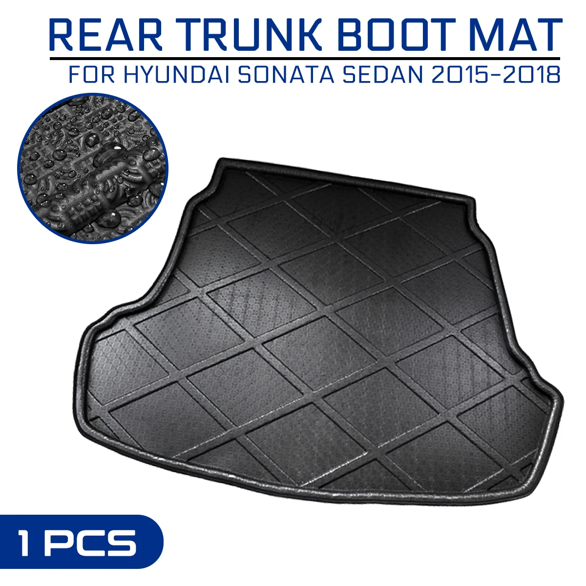 Car Floor Mat Carpet Rear Trunk Anti-mud Cover For Hyundai Sonata Sedan 2015 2016 2017 2018
Car Floor Mat Carpet Rear Trunk Anti-mud Cover For Hyundai Sonata Sedan 2015 2016 2017 2018