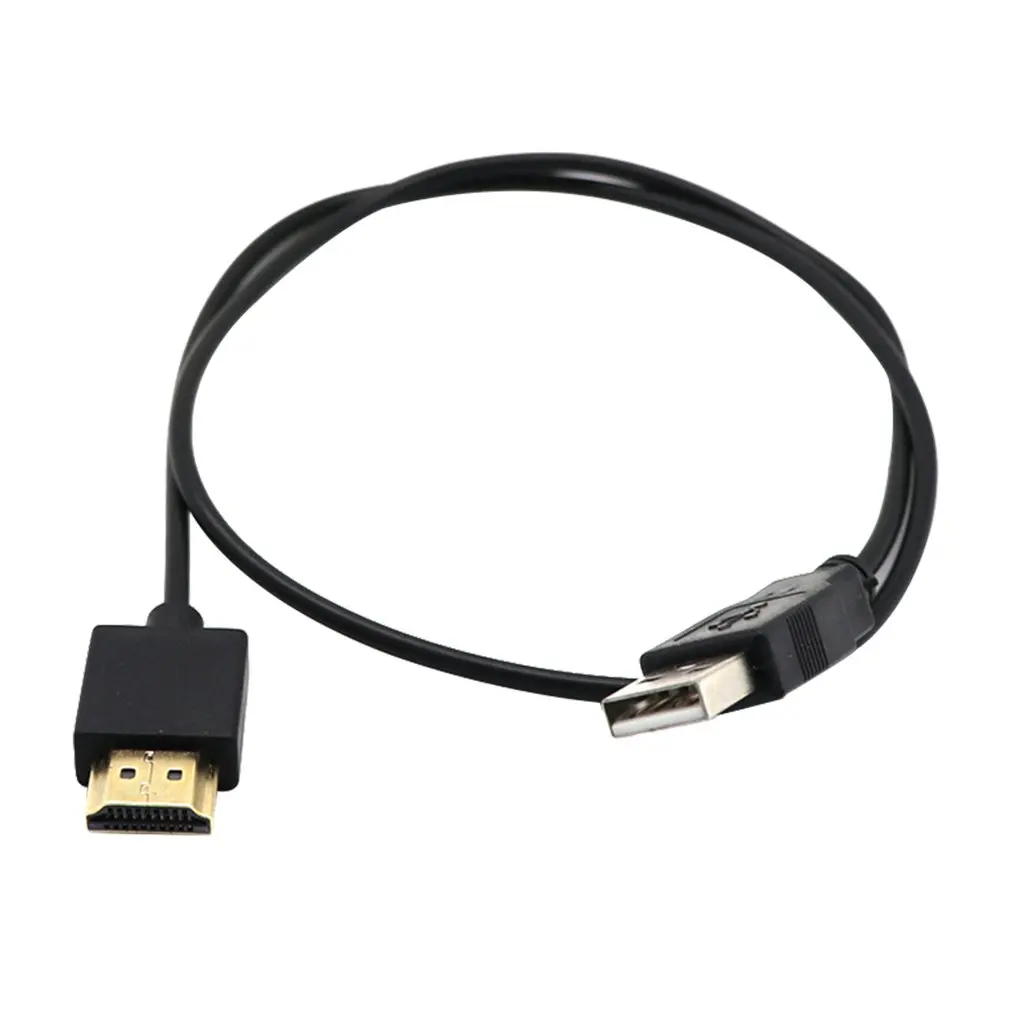 0 5 метров Высокоточный USB-HDMI-совместимый кабель DMI штекер зарядное устройство