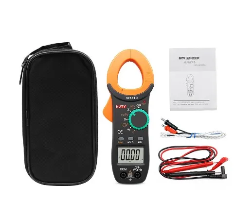 Digital clamp meter ACA AC/DCV Resistance capacitance frequency temperature NCV 3999 counts Ammeter Tester
Digital clamp meter ACA AC/DCV Resistance capacitance frequency temperature NCV 3999 counts Ammeter Tester