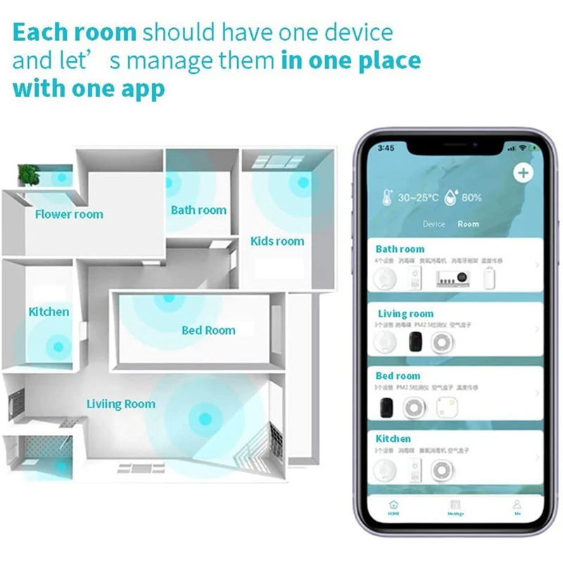 Air Quality Monitor for Formaldehyde TVOC Carbon Dioxide CO2 Detector Temperature Phone APP Real Time Data for Home
Air Quality Monitor for Formaldehyde TVOC Carbon Dioxide CO2 Detector Temperature Phone APP Real Time Data for Home