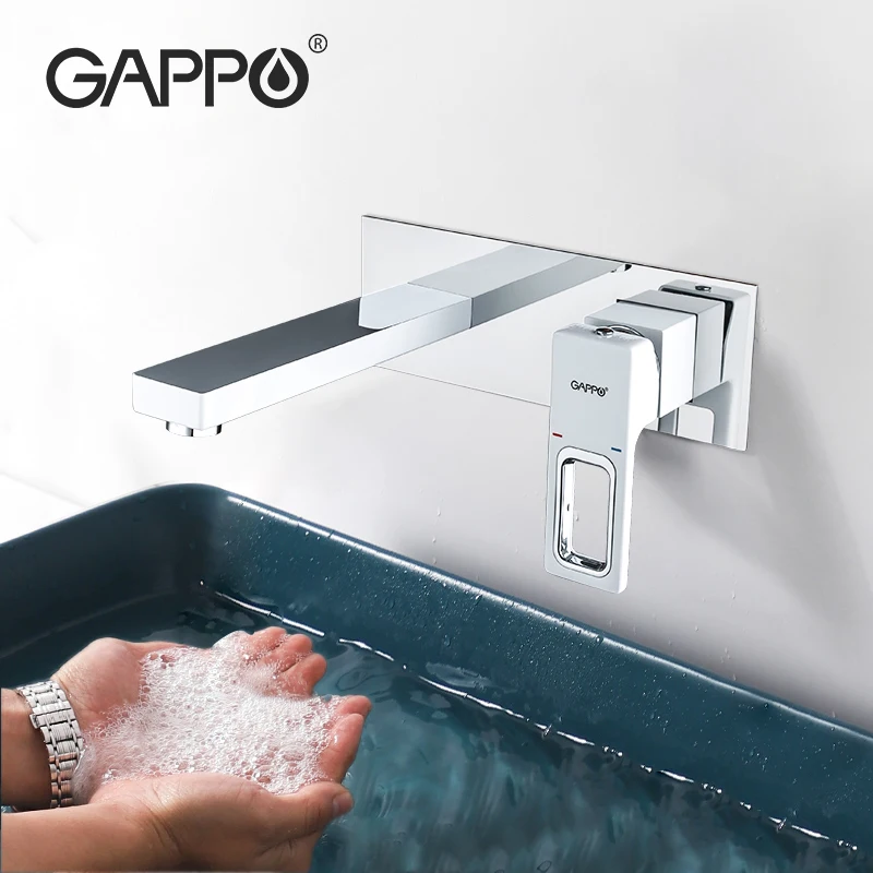 Смеситель для раковины GAPPO, кран для ванной комнаты, настенное крепление, латунь, белый цвет, одна ручка, для горячей и холодной воды, для ванн...
Смеситель для раковины GAPPO, кран для ванной комнаты, настенное крепление, латунь, белый цвет, одна ручка, для горячей и холодной воды, для ванн...