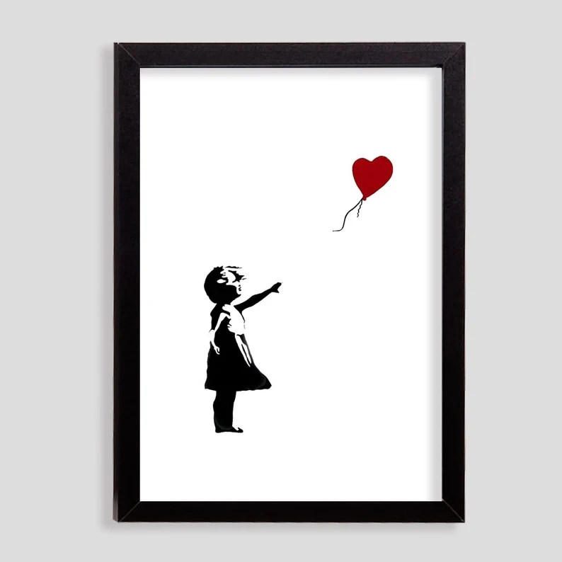 Hand Painted Cartoon POP ART on Canvas Good For Home Decoration good Gift for Family |