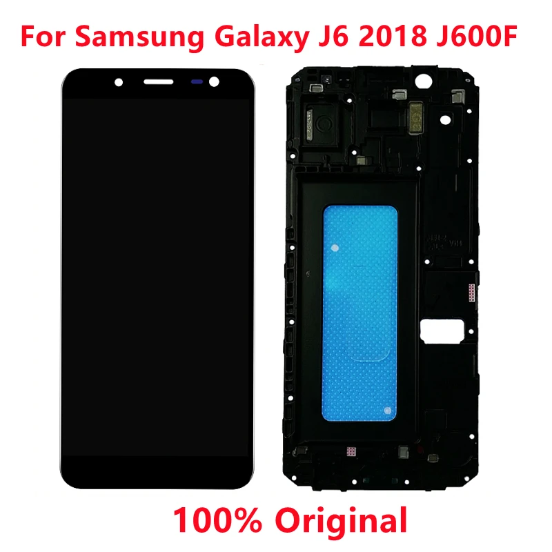 100% Оригинальный AMOLED для Samsung Galaxy J6 2018, ЖК-дисплей с рамкой, дисплей 5,6 дюйма, J6 2018 SM-J600F J600F/DS J600FN, ЖК-сенсорный экран
100% Оригинальный AMOLED для Samsung Galaxy J6 2018, ЖК-дисплей с рамкой, дисплей 5,6 дюйма, J6 2018 SM-J600F J600F/DS J600FN, ЖК-сенсорный экран