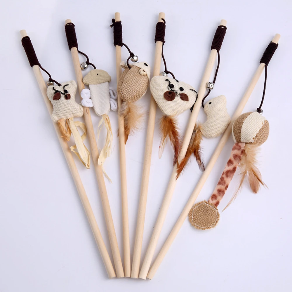 1PC Teaser Feather Toys Kitten Funny Colorful Rod Cat Wand Toys Wood Pet Cat Toys Interactive Stick Pet Cat Supplies
1PC Teaser Feather Toys Kitten Funny Colorful Rod Cat Wand Toys Wood Pet Cat Toys Interactive Stick Pet Cat Supplies