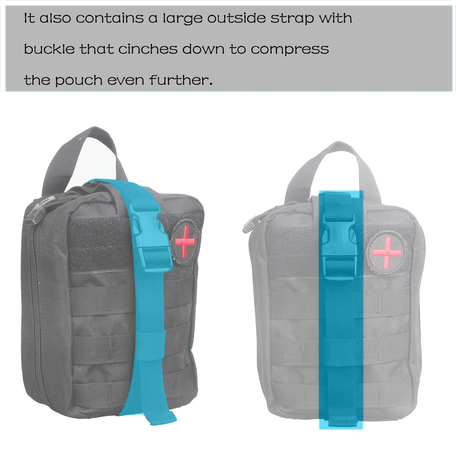 Tactical Molle EMT Pouch Medical Utility EDC Bag 900D Nylon with First Aid Patch
Tactical Molle EMT Pouch Medical Utility EDC Bag 900D Nylon with First Aid Patch