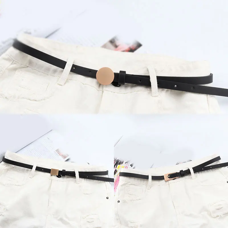 Women's Geometric Belt PU Leather Strap Belt Simple Thin Belt Dress Accessories Solid Color Chic Pin Buckle Snap Belt
Women's Geometric Belt PU Leather Strap Belt Simple Thin Belt Dress Accessories Solid Color Chic Pin Buckle Snap Belt