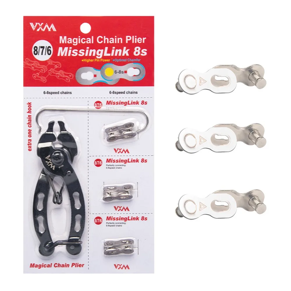 With 8 /9/10/11 Speed Link Chain Pliers Bike Link Chain Removal Repair Chain Hook Plier Clamp Tool
With 8 /9/10/11 Speed Link Chain Pliers Bike Link Chain Removal Repair Chain Hook Plier Clamp Tool