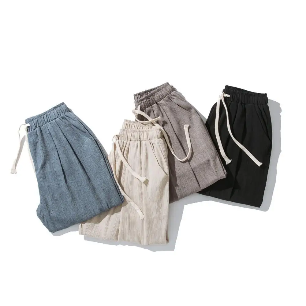 Mens Pants Vintage Casual Linen Pant Solid Outdoor Baggy Harem Pants Jogger Pants Male Elastic Waist loose Sports Pants 2019
Mens Pants Vintage Casual Linen Pant Solid Outdoor Baggy Harem Pants Jogger Pants Male Elastic Waist loose Sports Pants 2019