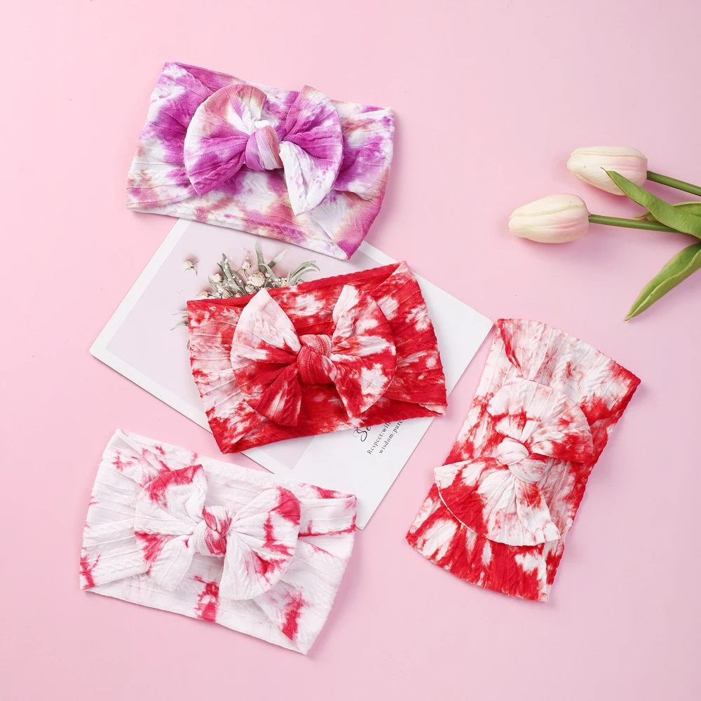 Fashion Dye Tie Baby Bows Headband For Children Headwear Soft Nylon Kids Hair Band Newborn Turban For Girl Hair Accessories New
Fashion Dye Tie Baby Bows Headband For Children Headwear Soft Nylon Kids Hair Band Newborn Turban For Girl Hair Accessories New