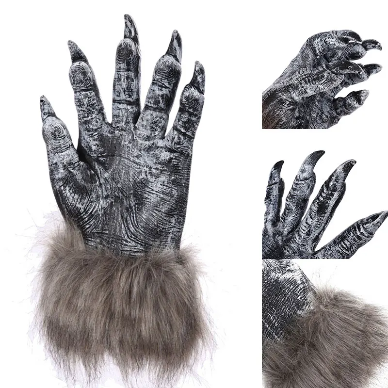 2020 Gloves Gift Cosplay Halloween Werewolf Ghost Festival Hairy Beast Gloves Simulation Wolf Claw Gloves Drop Shipping
2020 Gloves Gift Cosplay Halloween Werewolf Ghost Festival Hairy Beast Gloves Simulation Wolf Claw Gloves Drop Shipping