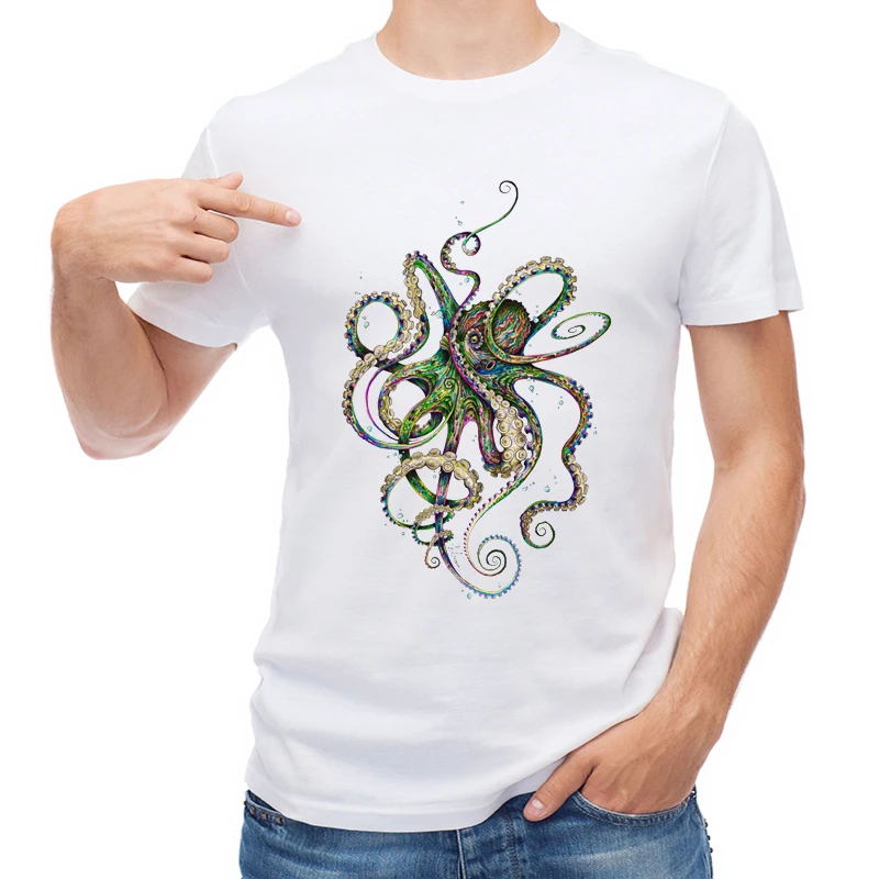 TEEHUB Newest Animal Men T-shirt Fashion Colorful Octopus Printed Short Sleeve T Shirt O-Neck Tops Cool Tees
TEEHUB Newest Animal Men T-shirt Fashion Colorful Octopus Printed Short Sleeve T Shirt O-Neck Tops Cool Tees