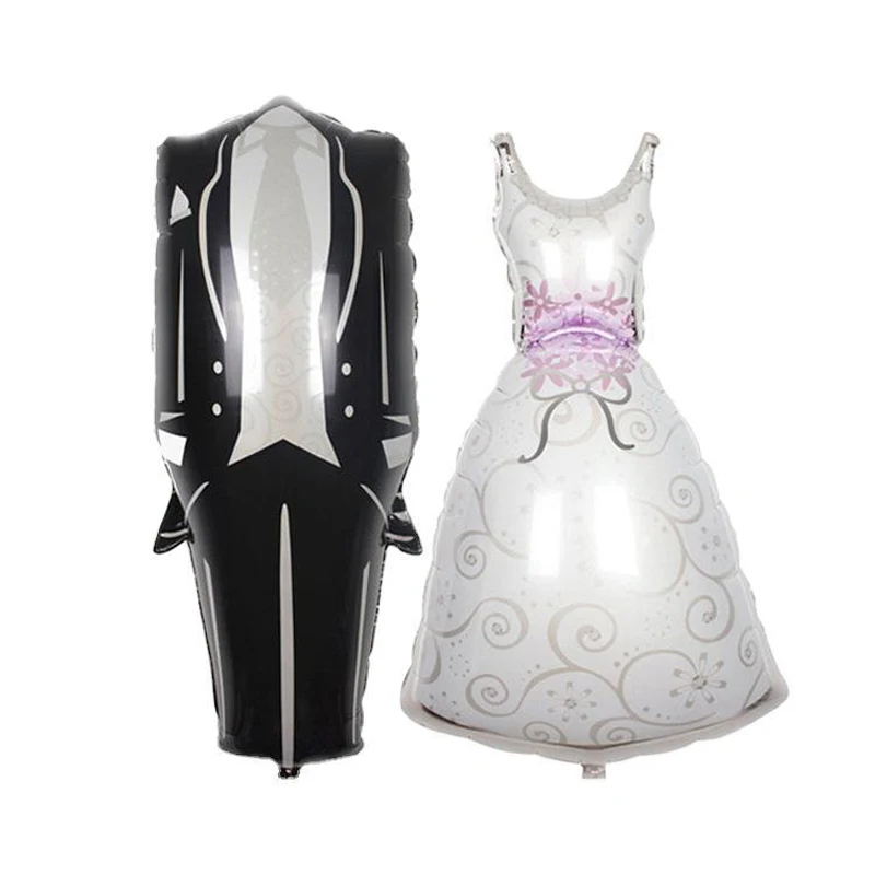 Wedding Balloons Groom and Bride Wedding Dress Helium Foil Ballon Wedding Party Decoration Adult Valentine's Day Globos Supplies
Wedding Balloons Groom and Bride Wedding Dress Helium Foil Ballon Wedding Party Decoration Adult Valentine's Day Globos Supplies