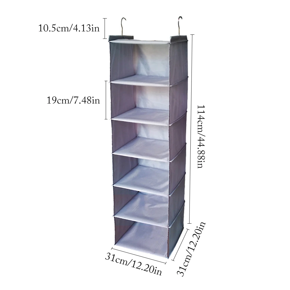Multi-function Oxford Cloth 6-layer Storage Hanging Bag Thick Underwear Hanging Storage Bag Wall-mounted Bra Sock Organiser
Multi-function Oxford Cloth 6-layer Storage Hanging Bag Thick Underwear Hanging Storage Bag Wall-mounted Bra Sock Organiser