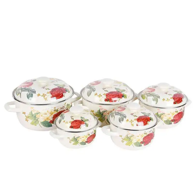 Enamel Pot Set Cookware Set Casserole Hotpot Kitchen Cooking Pots Set Soup Pot Milk Pot Stew Pot Salad Plate Induction Cooker
Enamel Pot Set Cookware Set Casserole Hotpot Kitchen Cooking Pots Set Soup Pot Milk Pot Stew Pot Salad Plate Induction Cooker