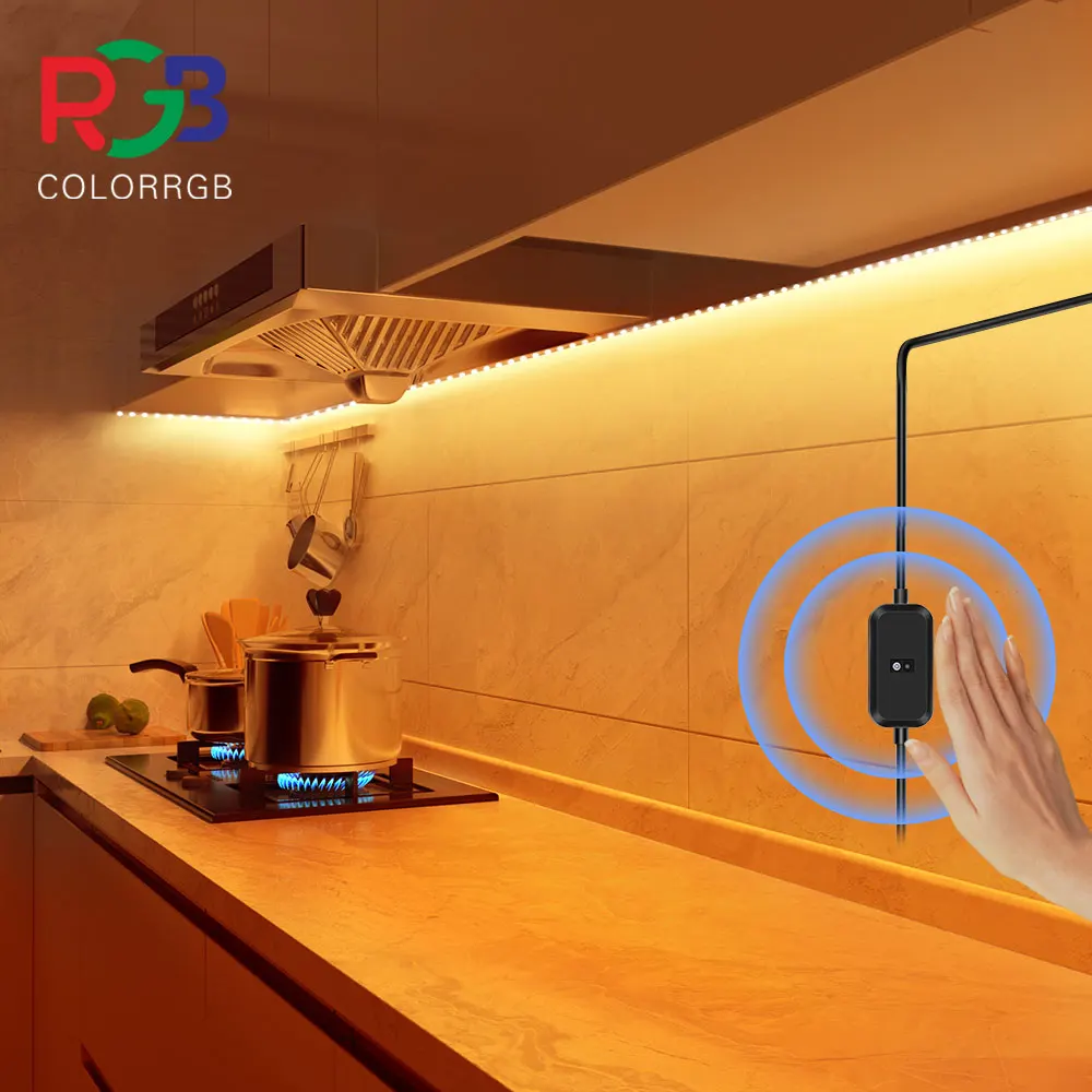 ColorRGB, Motion LED Backlight LED TV Kitchen LED Strip ,Hand Sweep Waving ON OFF Sensor Light diode lights,5V USB Powered
ColorRGB, Motion LED Backlight LED TV Kitchen LED Strip ,Hand Sweep Waving ON OFF Sensor Light diode lights,5V USB Powered