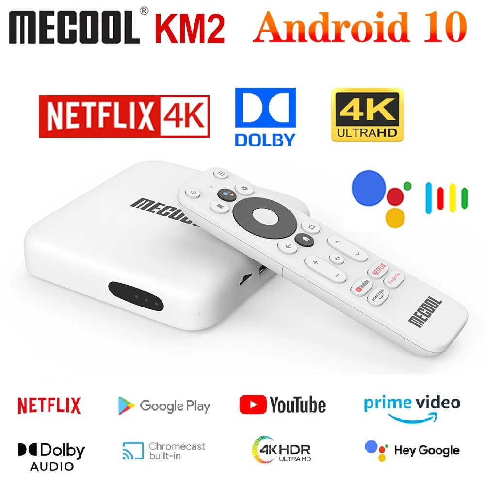KM2 For Netflix 4K Android TV Box Amlogic S905X2 2GB DDR4 USB3.0 SPDIF Ethernet WiFi Prime Video HDR 10 Widevine L1 TVBOX
KM2 For Netflix 4K Android TV Box Amlogic S905X2 2GB DDR4 USB3.0 SPDIF Ethernet WiFi Prime Video HDR 10 Widevine L1 TVBOX