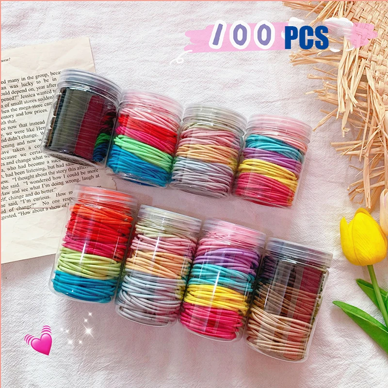 100 Pcs/Box New Children Cute Multicolor Soft Elastic Hair Bands Baby Girls Lovely Scrunchies Rubber Bands Kids Hair Accessories 
100 Pcs/Box New Children Cute Multicolor Soft Elastic Hair Bands Baby Girls Lovely Scrunchies Rubber Bands Kids Hair Accessories