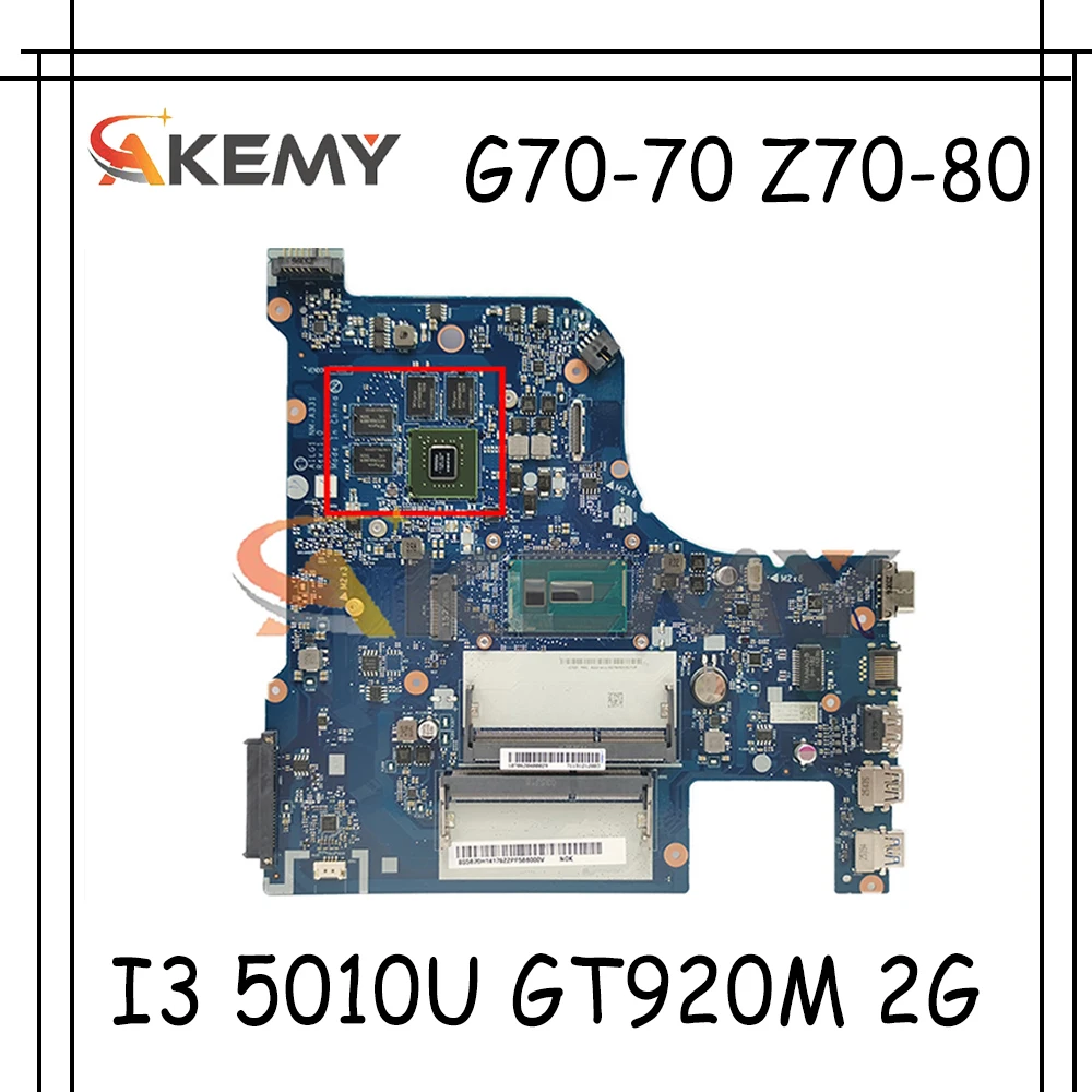 Akemy AILG1 NM-A331 материнская плата для ноутбука Lenovo G70-70 Z70-80 G70-80 Материнская плата ноутбука процессор I3 5010U GT920M 2G 100% тест
Akemy AILG1 NM-A331 материнская плата для ноутбука Lenovo G70-70 Z70-80 G70-80 Материнская плата ноутбука процессор I3 5010U GT920M 2G 100% тест
