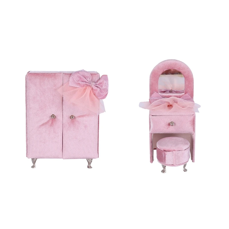 2x Creative Pink Bowknot Sofa-Shaped Storage Box, Necklace, Ring, Jewelry Box, Travel Portable G & F
2x Creative Pink Bowknot Sofa-Shaped Storage Box, Necklace, Ring, Jewelry Box, Travel Portable G & F