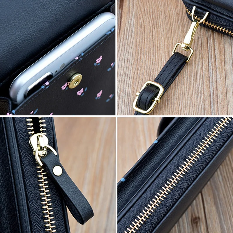 2021 Women Wallet Flower Print Leather Shoulder Straps Shoulder Bag Mobile Phone Big Card Holders Wallet Handbag Pockets Girls
2021 Women Wallet Flower Print Leather Shoulder Straps Shoulder Bag Mobile Phone Big Card Holders Wallet Handbag Pockets Girls