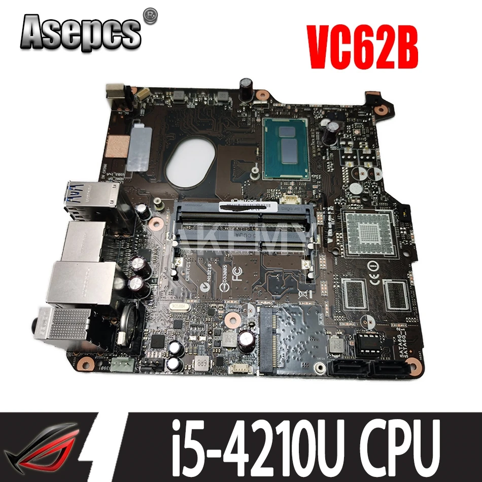 VC62B Mini PC материнская плата для ASUS Тестовая оригинальная i5 4210U / UMA GMA|Материнские