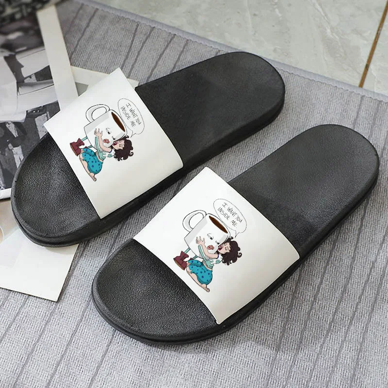 Coffee girl Women Slippers Cartoon animal Pattern Beach Slides Home Slippers Slip on Sandals Female Shoes Flip Flops
Coffee girl Women Slippers Cartoon animal Pattern Beach Slides Home Slippers Slip on Sandals Female Shoes Flip Flops