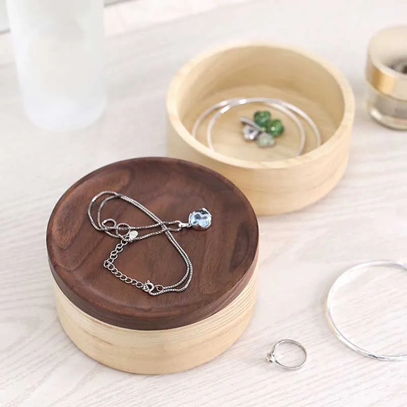 Natural Wooden Two-Layer Handmade Jewelry Storage Box with Lid Earrings Ring Necklace Display Props
Natural Wooden Two-Layer Handmade Jewelry Storage Box with Lid Earrings Ring Necklace Display Props