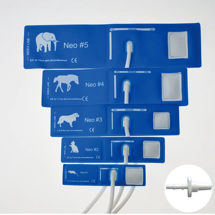 Veterinary NIBP CUFF TPU FILM Single-tube For animal vital signal monitor With LC-10 Connector
Veterinary NIBP CUFF TPU FILM Single-tube For animal vital signal monitor With LC-10 Connector